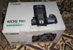 Canon 70D 18-135 is stm lens  sıfır kapalı kutu faturali garantili