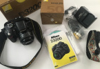 nikon d3200 + nikkor 50mm 1.8 lens 