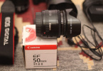 CANON 50MM F 1.8 TEMİZ KUTULU FATURALI....