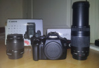 6k Da 75-300 Ve 18 55 lensli Cok temiz Canon 1100d
