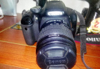 Canon 550d makine +18-55+75-300 lens 