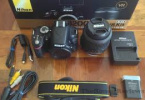 Nikon D3200 18+55 55+200  wi-fi+uzaktan kumanda iki çanta
