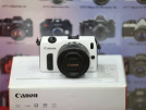 CANON EOS  M+22 F1:2 STM LENS  ÇOK TEMİZ SIFIRDAN FARKSIZ 1 YIL GARANTİLİDİR.. SESLİ FOTOĞRAFÇILIK..