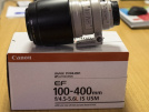 CANON 100-400 mm.