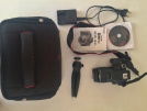 Canon Eos 100D+18-55m Lens+ çanta+ tripod+hafıza kartı