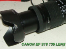 CANON FS 18 135 IS LENS SATILIK 