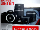 canon 600 d 3lü set