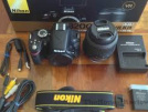 Nikon D3200 18+55 55+200  wi-fi+uzaktan kumanda iki çanta