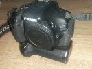 canon 600D body + battery grip + orjinal kutu