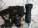 Cift Lensli Canon 600d Lowepro Canta İki adet batarya sifir ayarinda