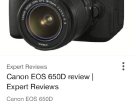 Canon esi 650d