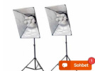 5 duylu ikili softbox seti