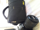 Nikon d7100 + 18-105 lens + çanta + hafıza kartı