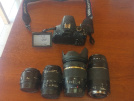 TAMRON 17-50 VC + Canon 75-300mm + TRİPOT