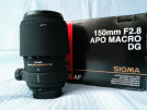 Sigma 150mm f/2.8 EX DG HSM APO MACRO Lens (Nikon)