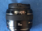 Canon 50mm f/1.4 objektif