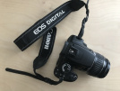 Canon DSLR Eos 350D - 18-55mm zoom lens + 2 adet 4GB CF kart ile