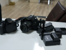Canon60d + Canon600d + 4 Batarya + Baterrygrıp + İki Kart + Çanta
