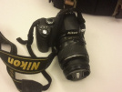 Sorunsuz NikonD40 18-55 lens+kılıf+orjinal batarya ve şarj aleti
