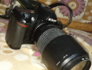 Nikon d70 fotoğraf makinesi 70-300 lens