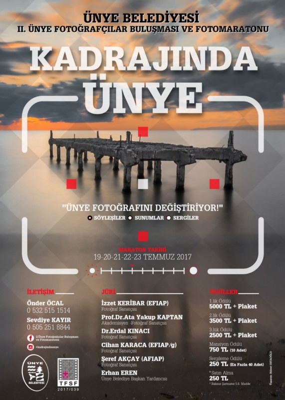 ÜNYE BELEDİYESİ - Ünye 2. Fotoğrafçılar Buluşması ve Foto Maratonu Şartnamesi - 19-20-21-22-23 Temmuz 2017
