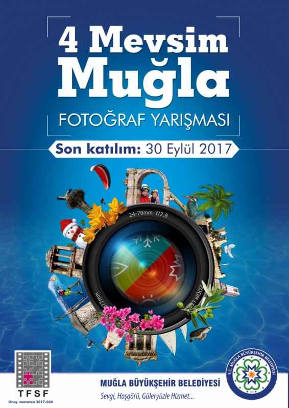 Muğla Büyükşehir Belediyesi Fotoğraf Yarışması “Dört Mevsim Muğla” Şartnamesi- Son Katılım Tarihi: 30 Eylül 2017