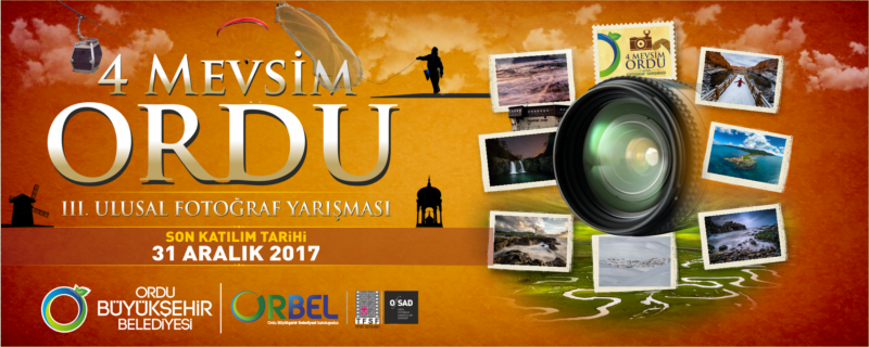 “4 Mevsim Ordu 3. Ulusal Fotoğraf Yarışması Teknik - Son Katılım Tarihi: 31 Aralık 2017