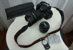 Canon 650d 18-135 mm is stm obj hoya slim filtre seti (nd,uv,pol) orj yedek pil çanta