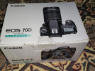 Canon 70D 18-135 is stm lens  sıfır kapalı kutu faturali garantili
