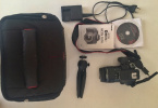 Canon Eos 100D+18-55m Lens+ çanta+ tripod+hafıza kartı