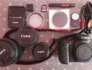 Canon Eos 60D + 18 - 135mm + 10 -18 + 50mm 1.8 lens + ND filtre 10 Stop + UV filtre