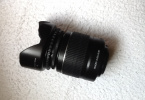 Canon EF-S 18-55mm f/3.5-5.6 III, neredeyse SIFIR. UV filtre + parasoley