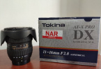 Tokina 11-16mm F2.8 AT-X 116 PRO DX II Nikon uyumludur.  