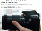Kiralık Canon 550d - Samsun'da Yerimiz Gelen Herkes Yararlanabilir.